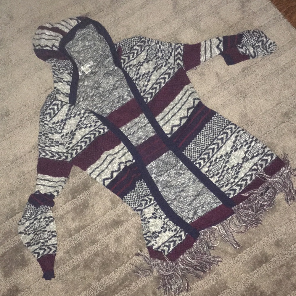 Cardigan hooded